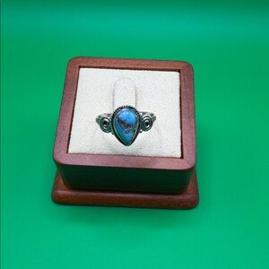Golden Hills Turquoise Ring Size 8.75